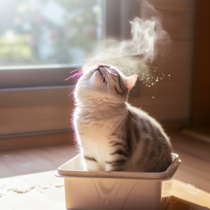 Cats with Ashtama automaticcatlitterboxes.com