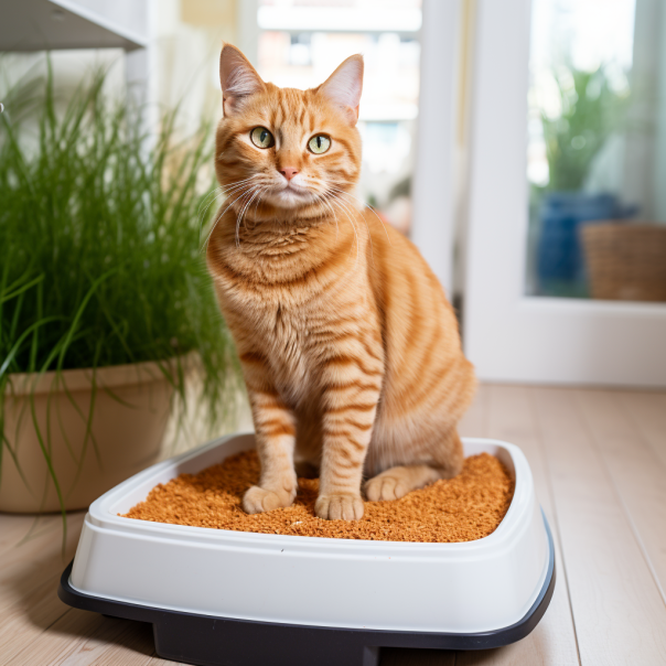 cat in an automatic litter box automaticcatlitterboxes.com